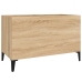 Mueble discos madera contrachapada roble Sonoma 74,5x38x48 cm