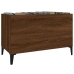 Mueble discos madera contrachapada roble marrón 74,5x38x48 cm