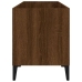 Mueble discos madera contrachapada roble marrón 74,5x38x48 cm