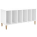 Mueble para discos madera contrachapada blanco 100x38x48 cm