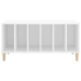 Mueble para discos madera contrachapada blanco 100x38x48 cm