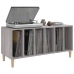 Mueble para discos madera contrachapada gris Sonoma 100x38x48cm