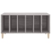 Mueble para discos madera contrachapada gris Sonoma 100x38x48cm