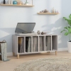 Mueble para discos madera contrachapada gris Sonoma 100x38x48cm