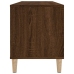 Mueble discos madera contrachapada roble marrón 100x38x48 cm