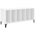 Mueble para discos madera contrachapada blanco 100x38x48 cm