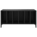 Mueble para discos madera contrachapada negro 100x38x48 cm