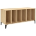 Mueble discos madera contrachapada roble Sonoma 100x38x48 cm