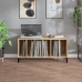 Mueble discos madera contrachapada roble Sonoma 100x38x48 cm