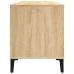 Mueble discos madera contrachapada roble Sonoma 100x38x48 cm