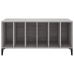 Mueble para discos madera contrachapada gris Sonoma 100x38x48cm