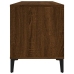 Mueble discos madera contrachapada roble marrón 100x38x48 cm