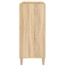 Mueble discos madera contrachapada roble Sonoma 84,5x38x89 cm