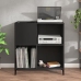 Mueble para discos madera contrachapada negro 84,5x38x89 cm