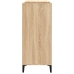 Mueble discos madera contrachapada roble Sonoma 84,5x38x89 cm