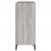 Mueble discos madera contrachapada gris Sonoma 84,5x38x89 cm