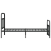 Estructura cama sin colchón con estribo metal negro 90x190 cm