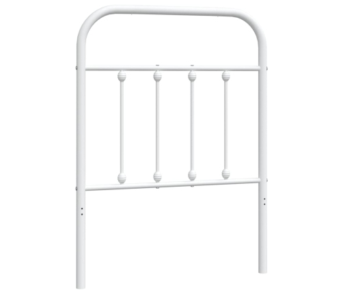 Cabecero de metal blanco 75 cm