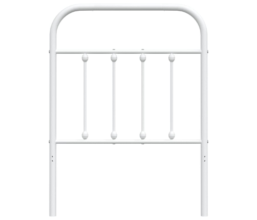 Cabecero de metal blanco 75 cm