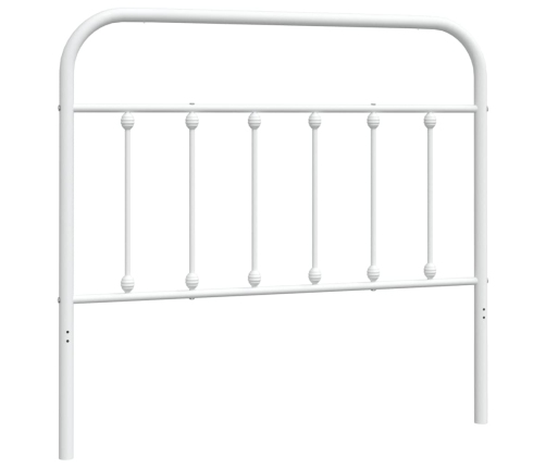 Cabecero de metal blanco 107 cm