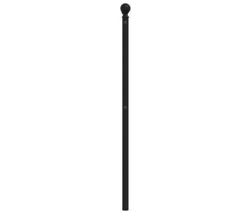 Cabecero de metal negro 193 cm