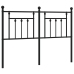 Cabecero de metal negro 140 cm