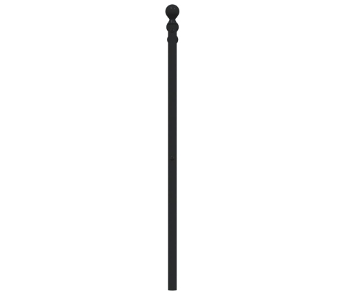 Cabecero de metal negro 140 cm