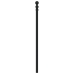 Cabecero de metal negro 140 cm