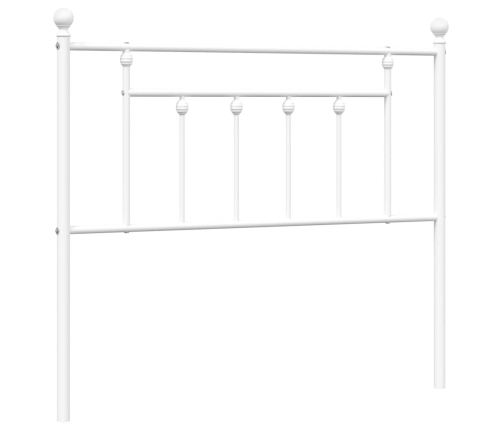 Cabecero de metal blanco 107 cm