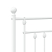 Cabecero de metal blanco 120 cm