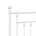 Cabecero de metal blanco 140 cm