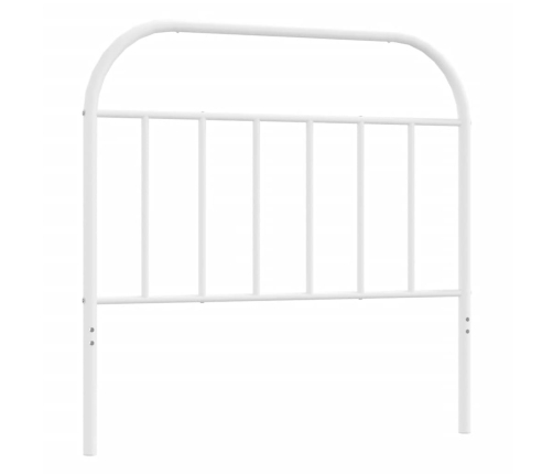 Cabecero de metal blanco 107 cm