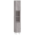 Set de muebles de baño 3 pzas madera contrachapada gris sonoma