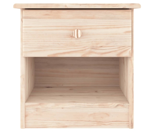 vidaXL Mesita de noche ALTA madera maciza de pino 41x35x41 cm