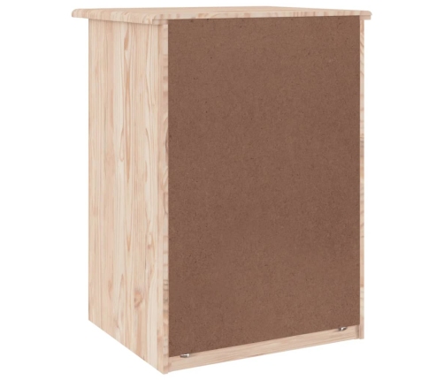 Mesita de noche ALTA madera maciza de pino 41x35x55,5 cm