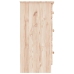 Cómoda cajonera ALTA madera maciza pino 112x35x73 cm