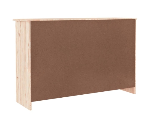 Cómoda cajonera ALTA madera maciza pino 112x35x73 cm