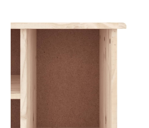 Banco zapatero ALTA madera maciza de pino 100x35x45 cm