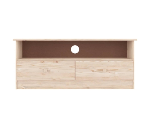 vidaXL Mueble de TV con cajones ALTA madera maciza pino 100x35x41 cm