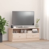 vidaXL Mueble de TV con cajones ALTA madera maciza pino 100x35x41 cm