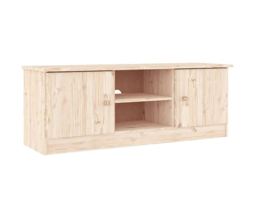 Mueble de TV ALTA madera maciza de pino 112x35x41 cm