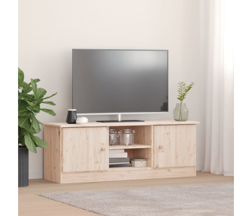 Mueble de TV ALTA madera maciza de pino 112x35x41 cm