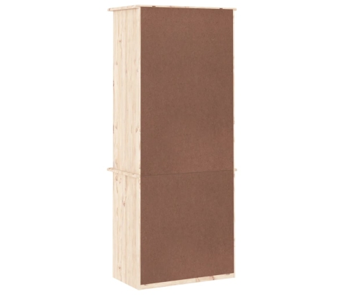 vidaXL Librería con cajones ALTA madera maciza de pino 60x35x142 cm