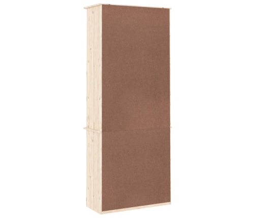 vidaXL Librería con cajones ALTA madera maciza de pino 77x35x186,5 cm