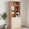 Librería con cajones ALTA madera maciza de pino 77x35x186,5 cm