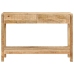 Mesa consola con 2 cajones madera maciza de mango 110x35x75 cm