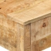 Mesa consola con 2 cajones madera maciza de mango 110x35x75 cm