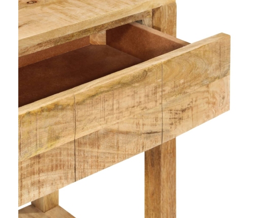 Mesa consola con 2 cajones madera maciza de mango 110x35x75 cm