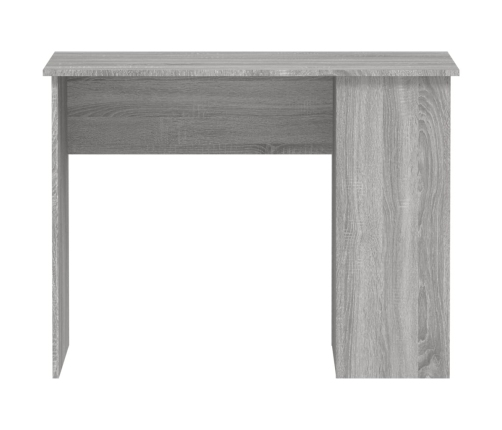 Escritorio de madera contrachapada gris Sonoma 100x55x75 cm