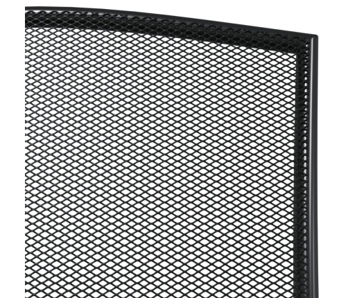 Juego de comedor de jardín 5 piezas acero gris antracita